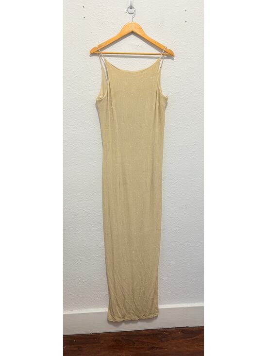 Dave & Johnny by Laura Ryner Dresses & Skirts - Vintage Dave and Johnny Gold Sparkly Gown Maxi Dress Formal 90s Glam Prom